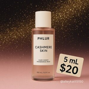 Phlur Cashmere Skin Fragrance Mist 5ml Decant Spray